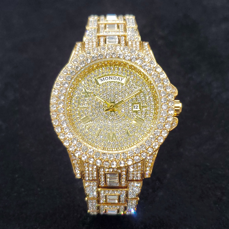 Luxury Watch Iceberg - Montre de Luxe Diamantée pour Homme,