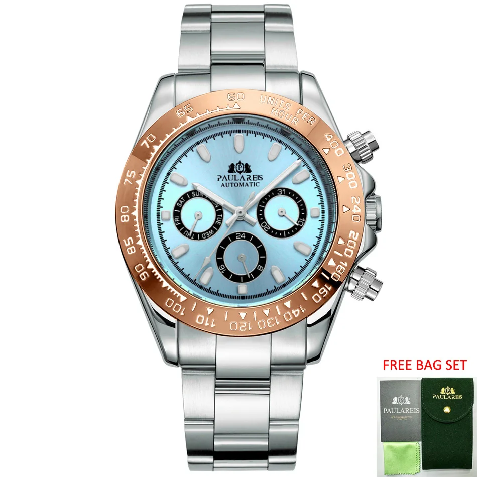 Luxury Watch Iceberg - Montres automatiques pour hommes mécanique auto-brûlure