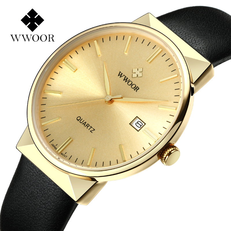 Luxury Watch Gold And Black - WWOOR hommes montres haut de gamme