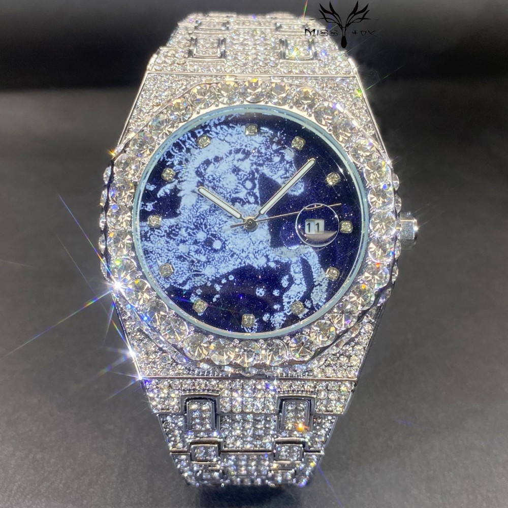 Luxury Watch Iceberg - Montre-bracelet automatique MISSFOX pour homme, style