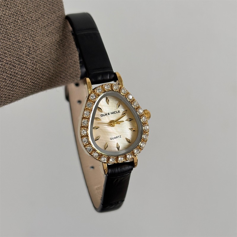 Luxury Watch Gold And Black - Montre à Quartz de luxe pour