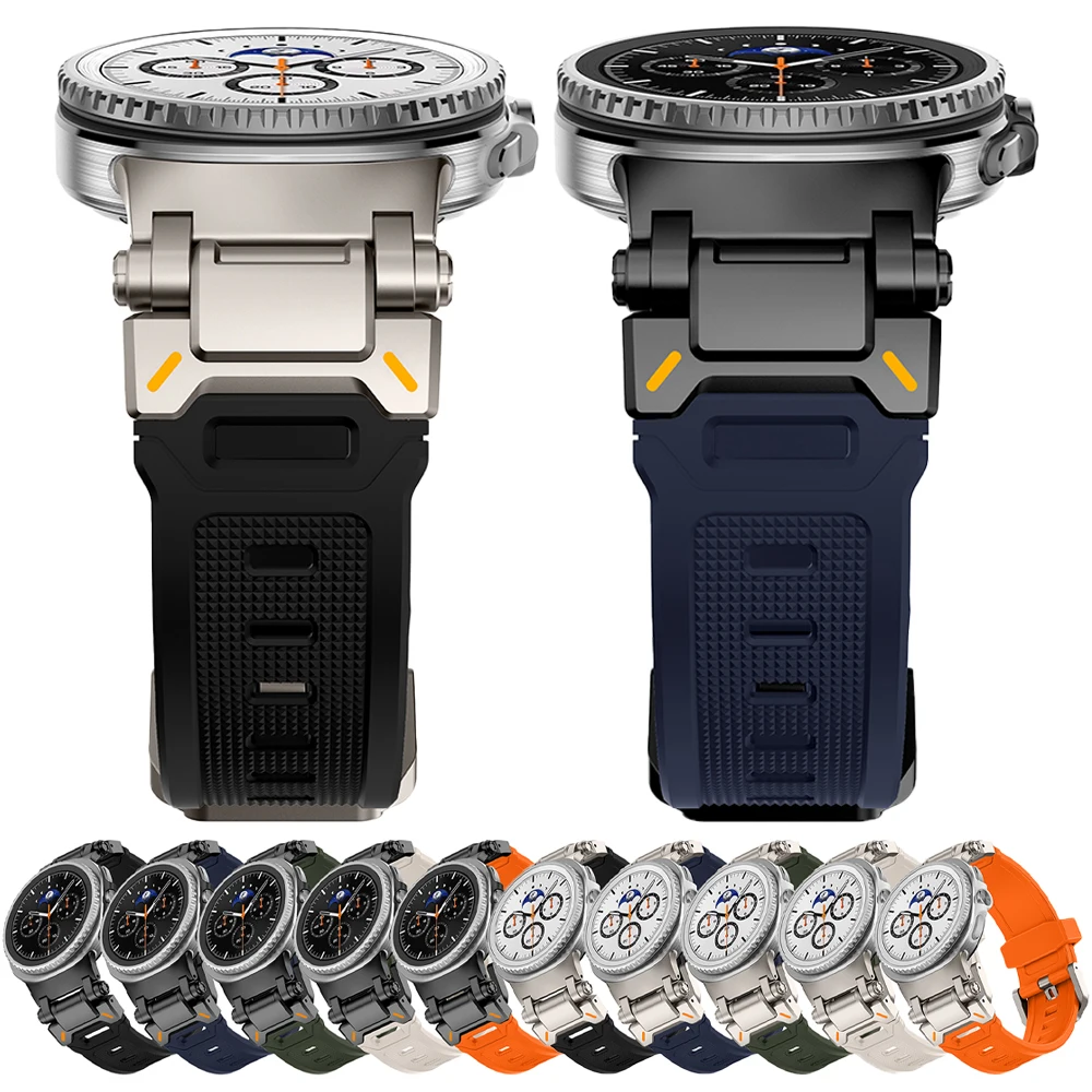 Luxury Watch Galaxy - Bracelet en caoutchouc pour Samsung Galaxy