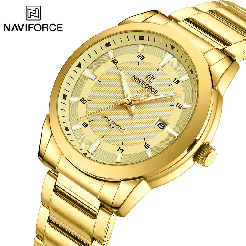 Luxury Watch Mockup - 2024 Top marque NAVIFORCE hommes montres