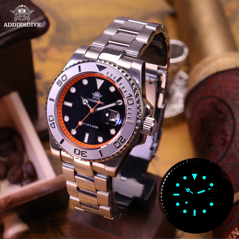 Luxury Watch Omega - ADDIESDIVE Montre de plongée pour homme,