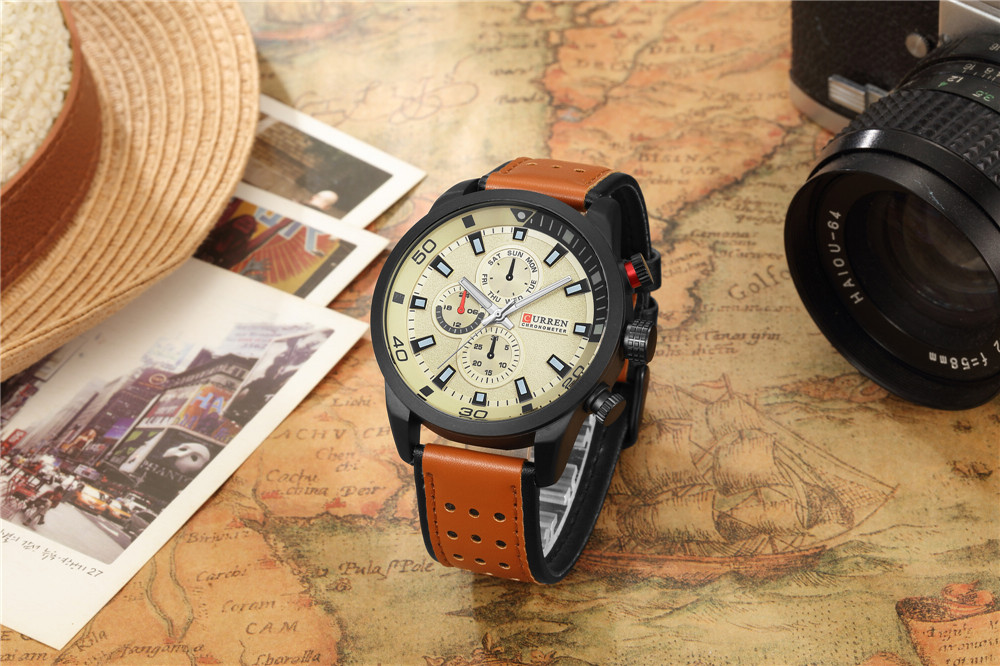 CURREN – montre à quartz étanc - Luxury Watch Mockup avis et prix