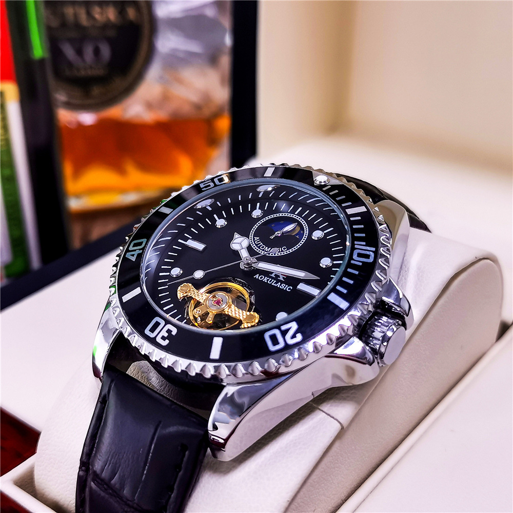 Montre mécanique AOKULASIC Fas - Tourbillon Movement Watch avis et prix
