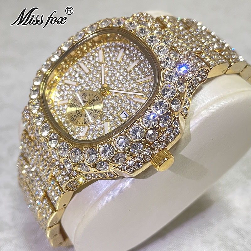 Hip Hop marque MISSFOX mode gl - Luxury Watch Iceberg avis et prix
