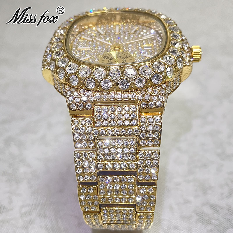 Hip Hop marque MISSFOX mode gl - Luxury Watch Iceberg avis et prix