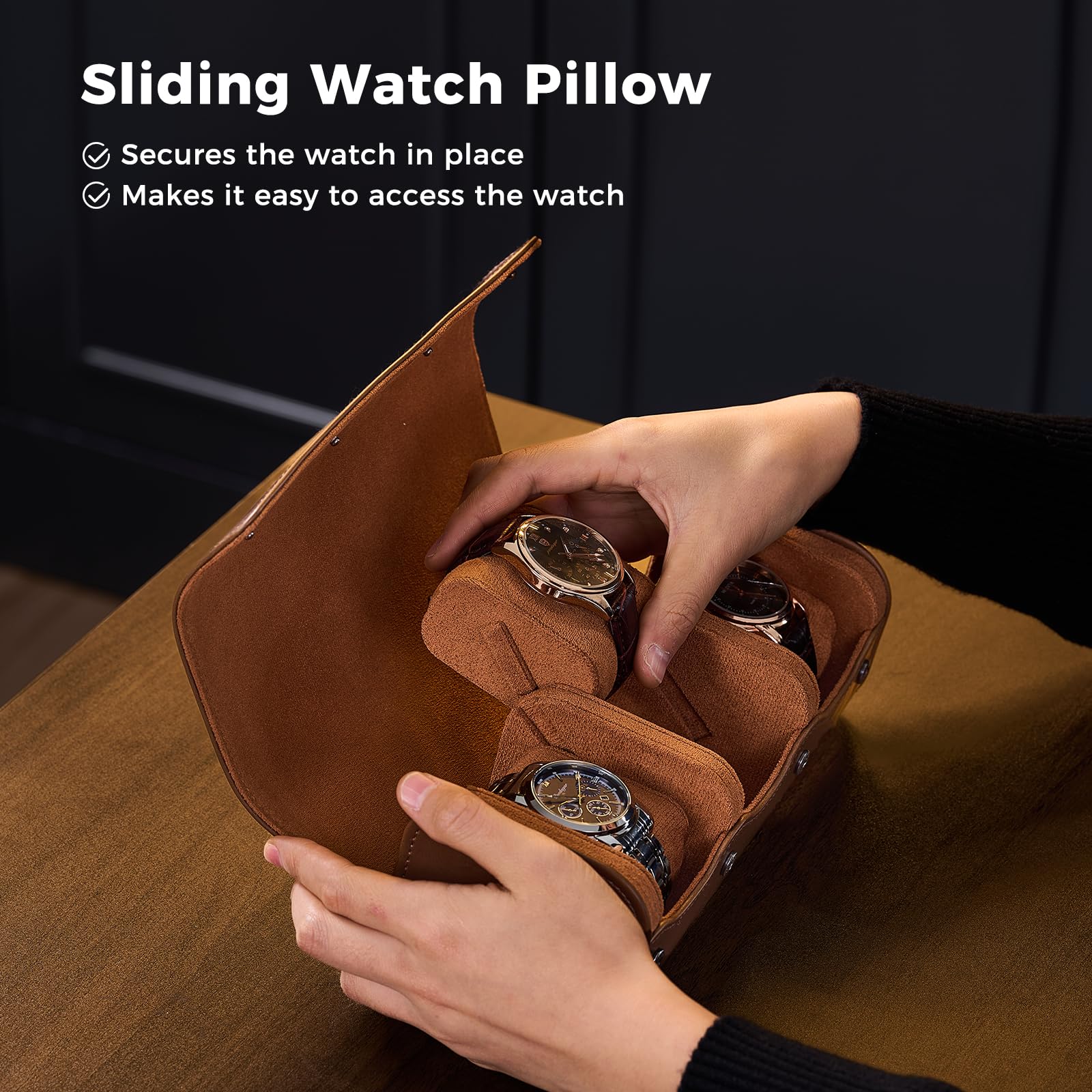 Étui de voyage de luxe en cuir - Luxury Watch Case Travel avis et prix