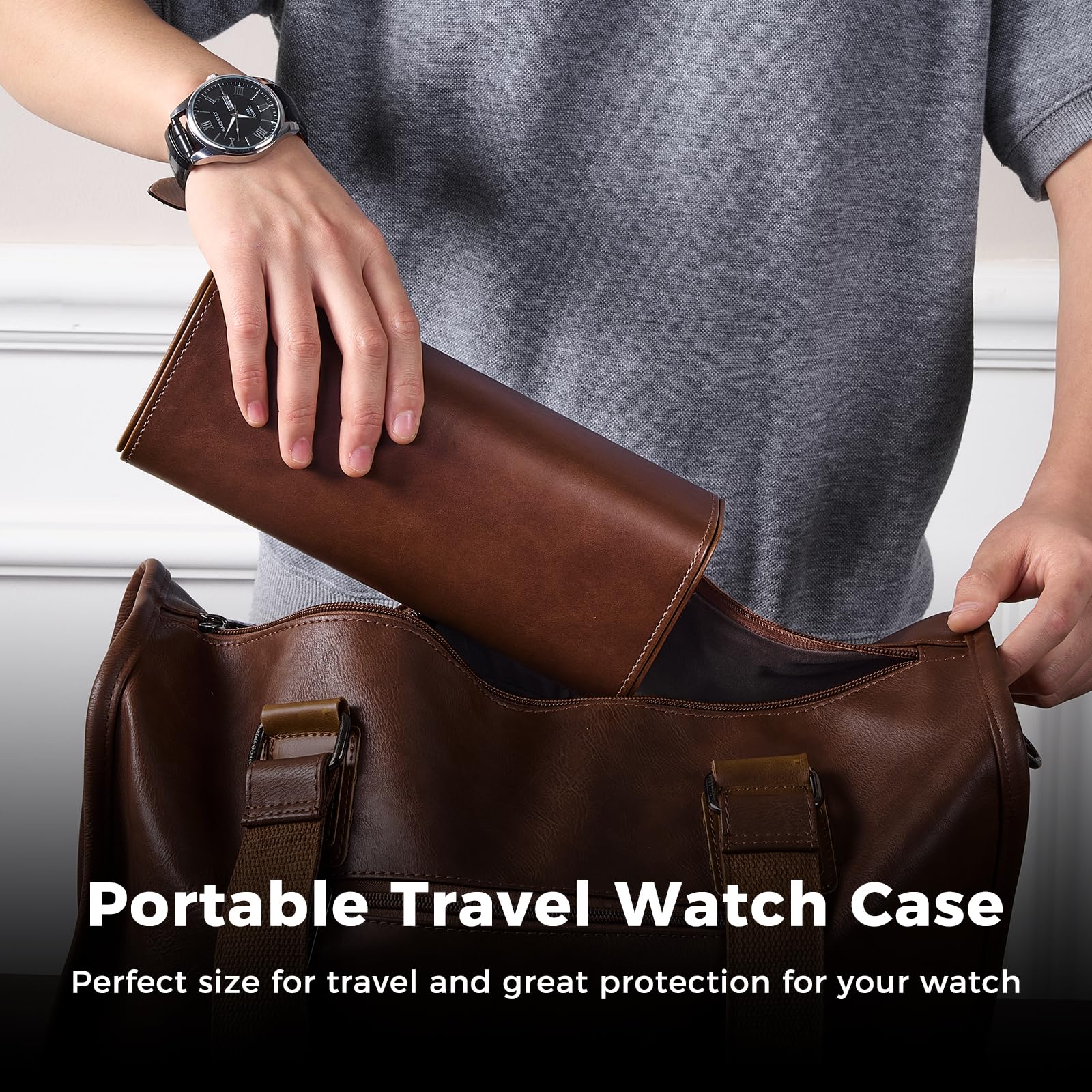 Étui de voyage de luxe en cuir - Luxury Watch Case Travel avis et prix