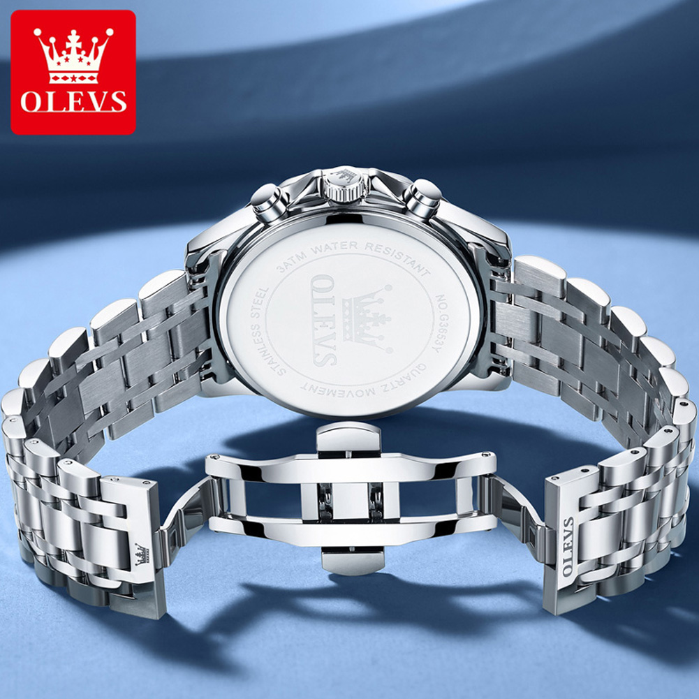 Montre pour homme OLEVS 3653 a - Luxury Watch Mockup avis et prix