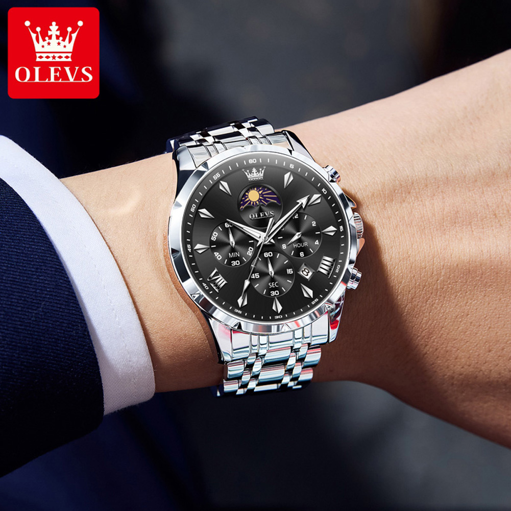 Montre pour homme OLEVS 3653 a - Luxury Watch Mockup avis et prix