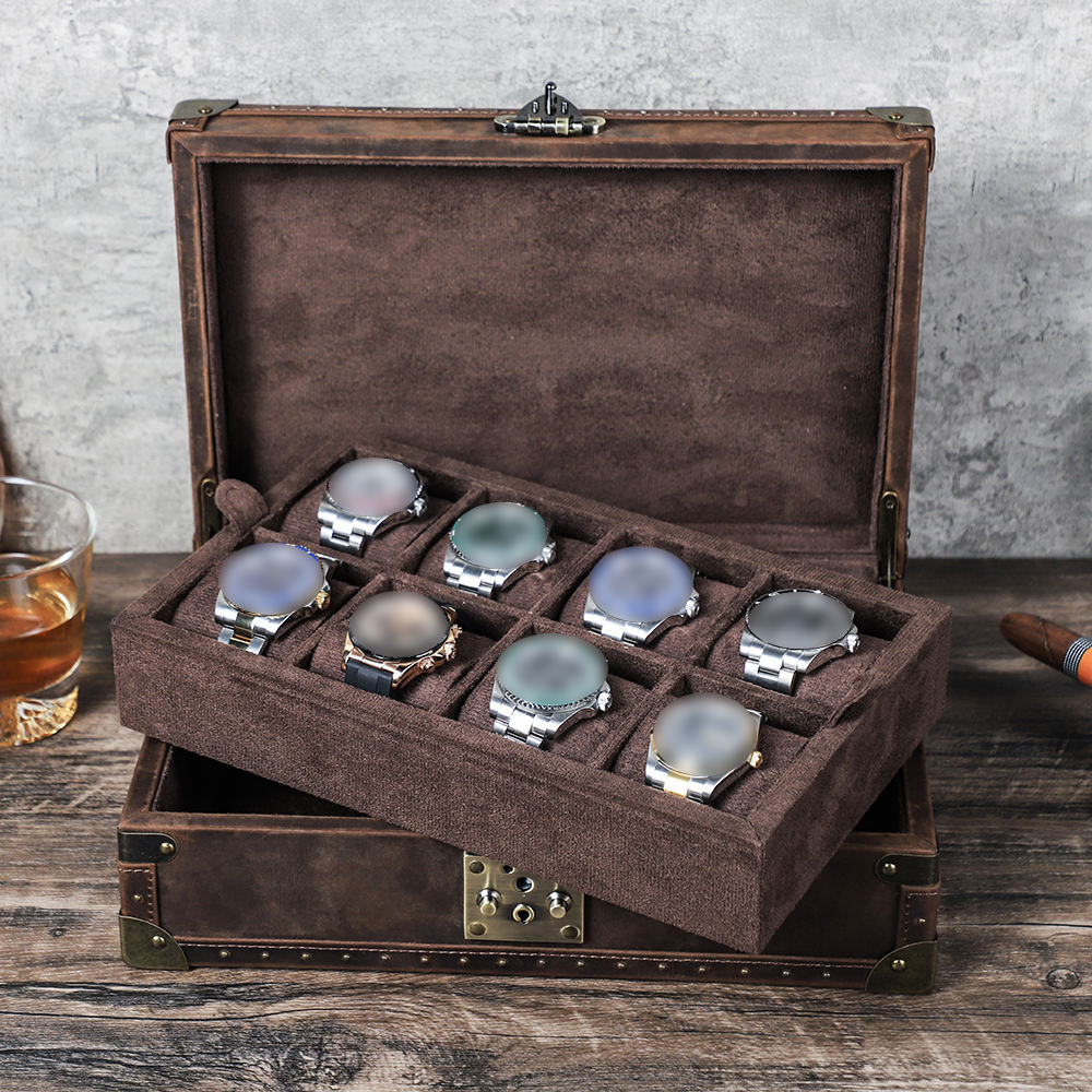 Boîte à montres en cuir person - Luxury Watch Case Travel avis et prix