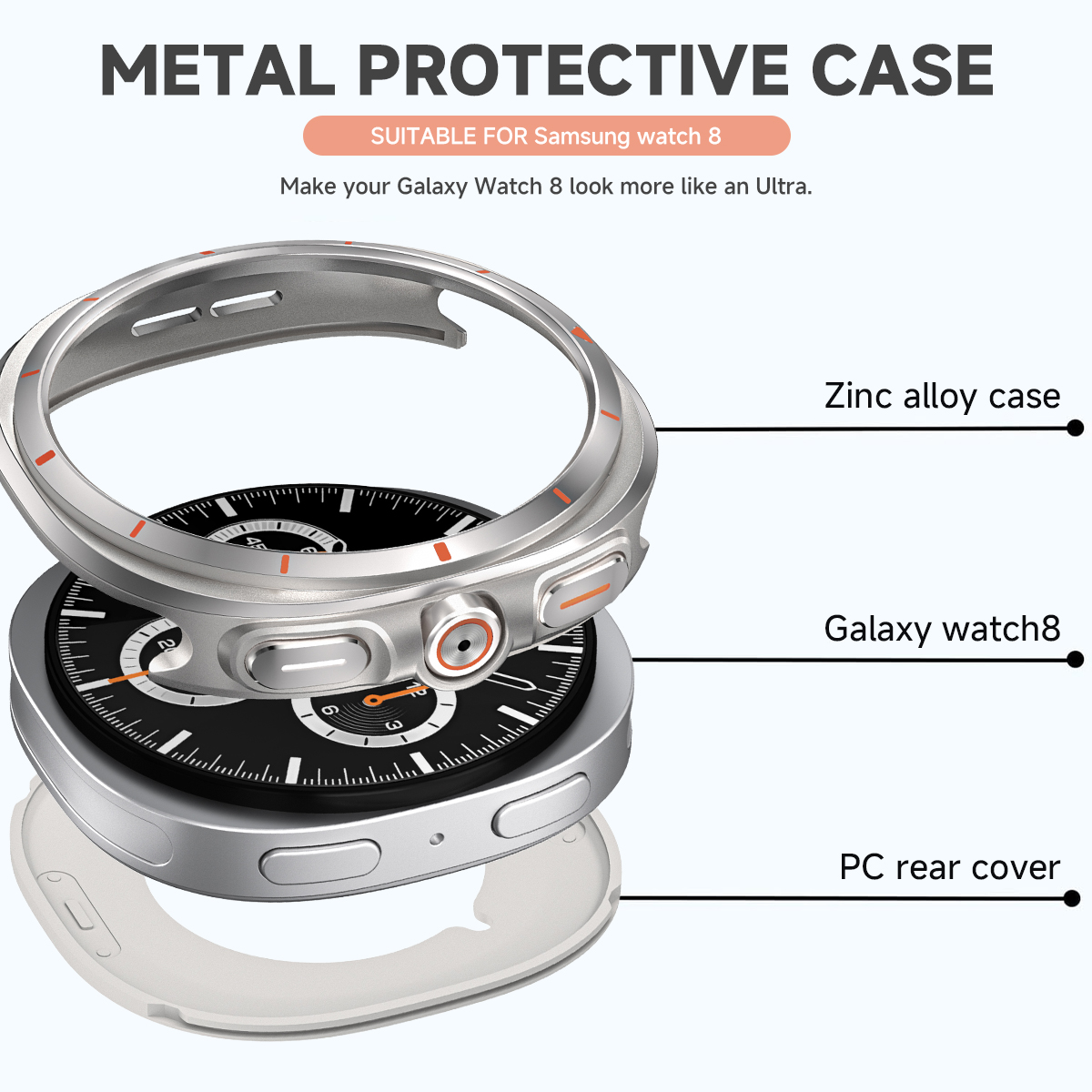 Étui de Protection en alliage  - Luxury Watch Galaxy avis et prix