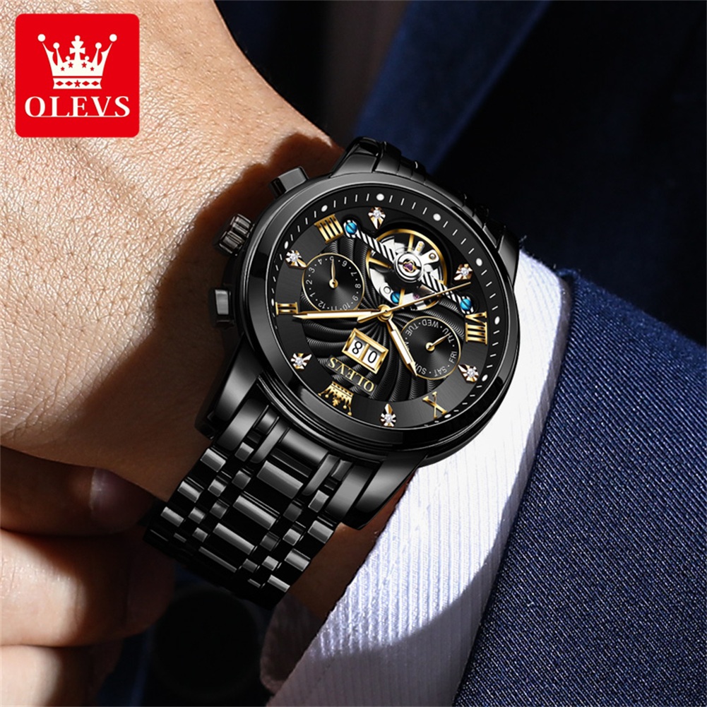 OLEVS classique hommes montres - Tourbillon Movement Watch avis et prix