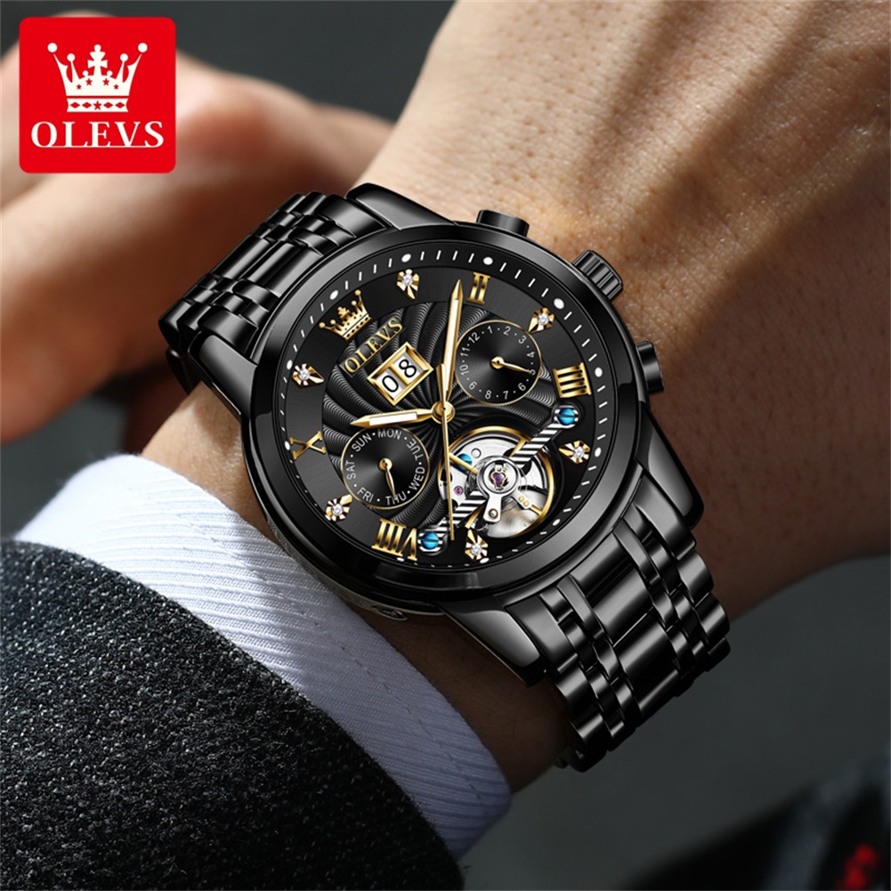OLEVS classique hommes montres - Tourbillon Movement Watch avis et prix