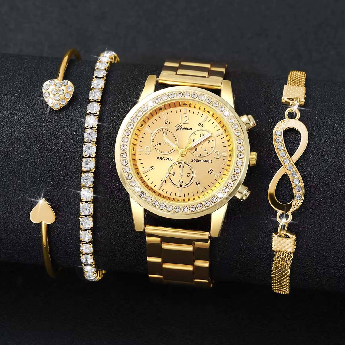 Ensemble de 4 montres de luxe  - Luxury Watch Case Travel avis et prix