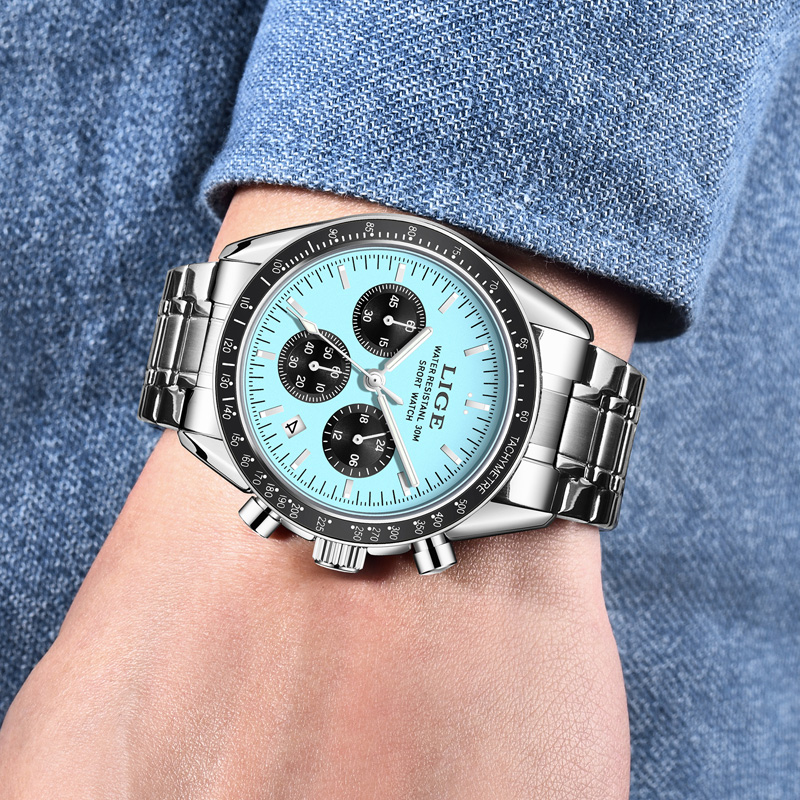 Montre pour homme LIGE, marque - Luxury Watch Holder For Men avis et prix