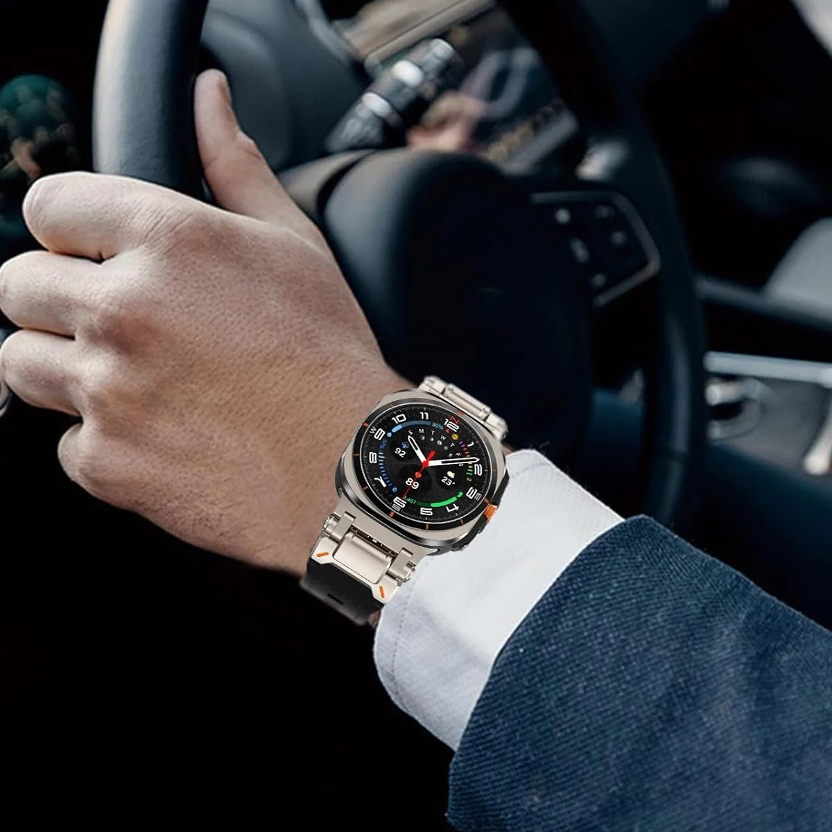 Bracelet en cuir de luxe pour  - Luxury Watch Galaxy avis et prix