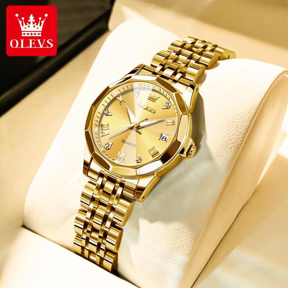 OLEVS mode montre dorée pour f - Luxury Watch For Sale avis et prix