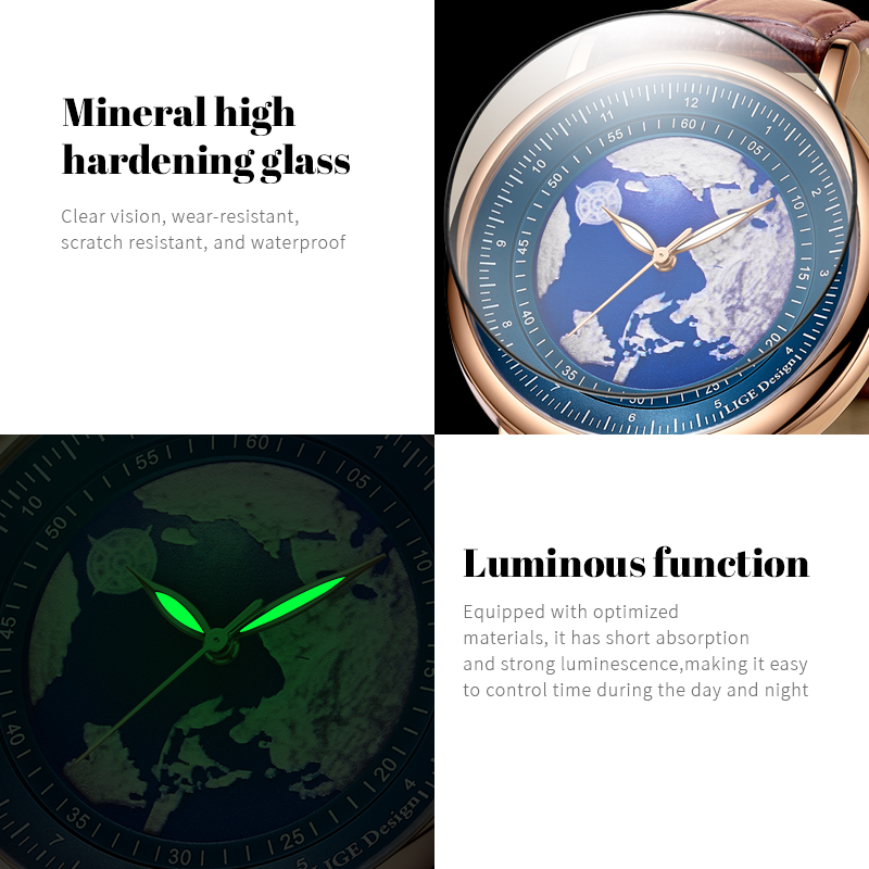 LIGE 2026 Nouvelle Montre Homm - Luxury Watch Mockup avis et prix