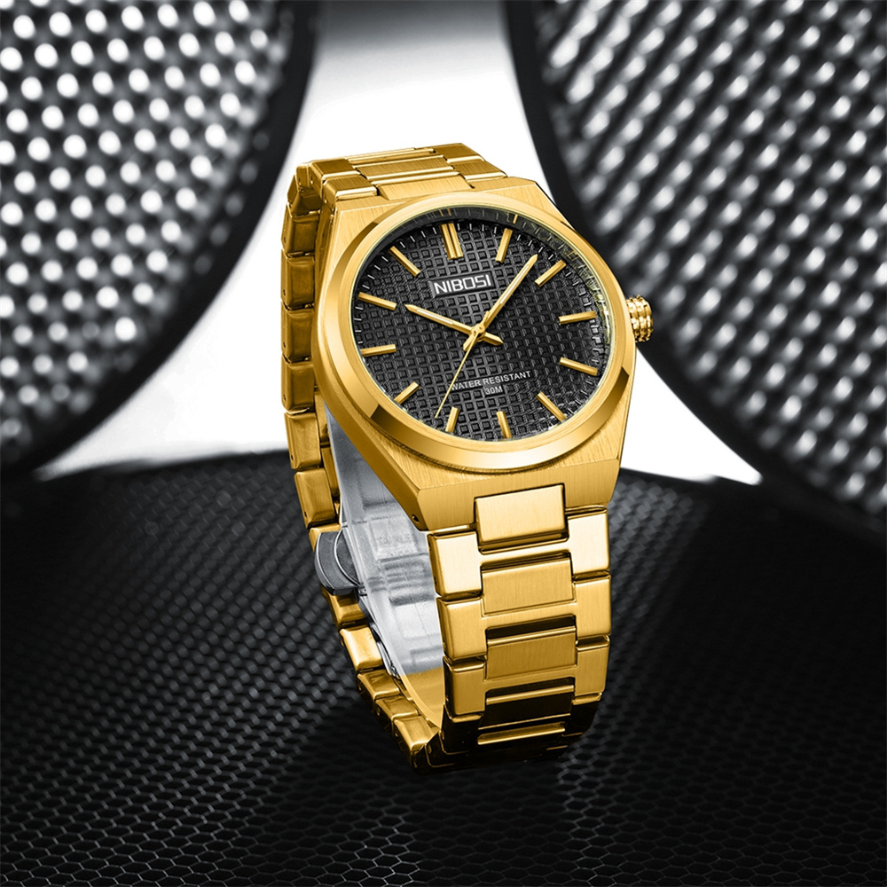 Homme marque montre de luxe or - Luxury Watch Gold And Black avis et prix