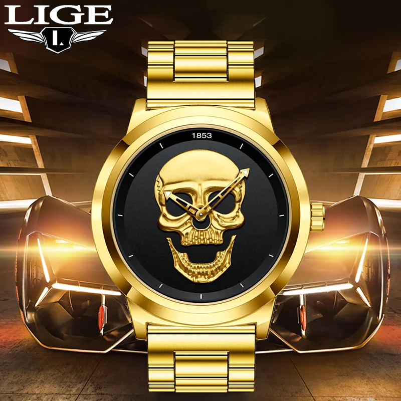 LIGE Top marque de luxe Quartz - Luxury Watch Holder For Men avis et prix